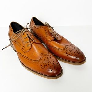 Mens Brown Brogues Shoes 